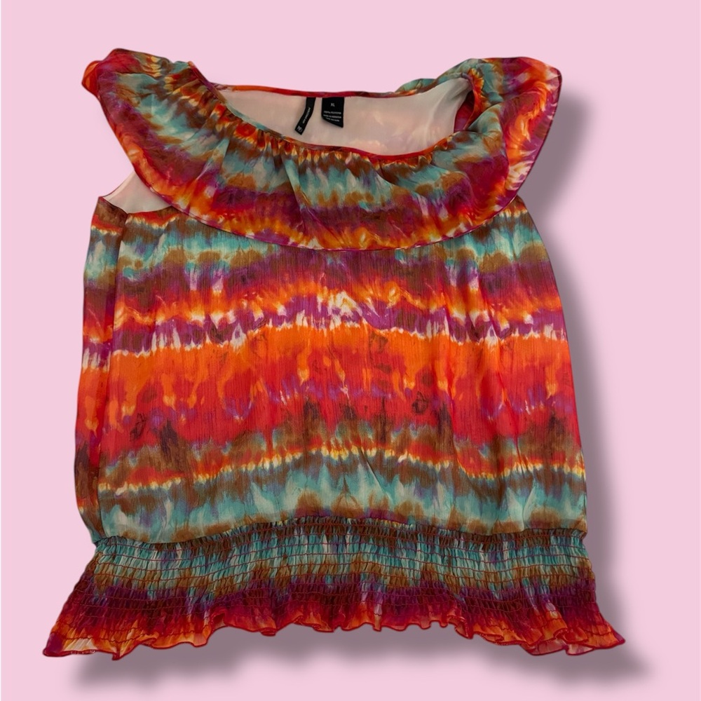 Vibrant Multicolor Women's Top
